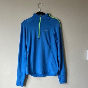 Nike Running Top Quarter Zip Size Small and Ear Band